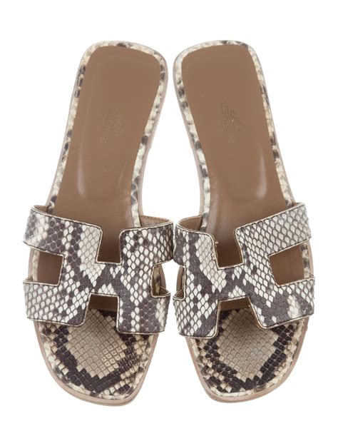 hermes buckle sandals|hermes snakeskin sandals.